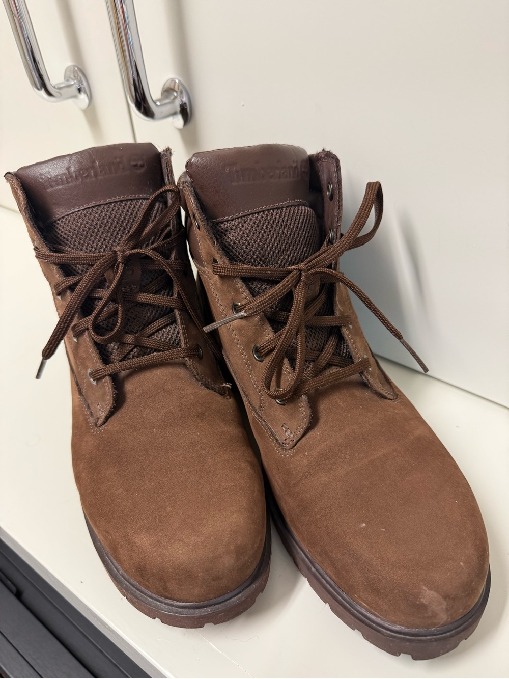 Timberland Brown Suede Lace-Up Ankle Boots